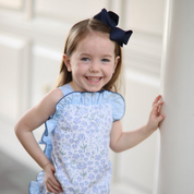 Blue Floral Sunsuit