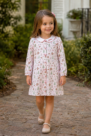 Pink Christmas Scene Dress