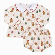 Christmas Teddy Bear Swing Set