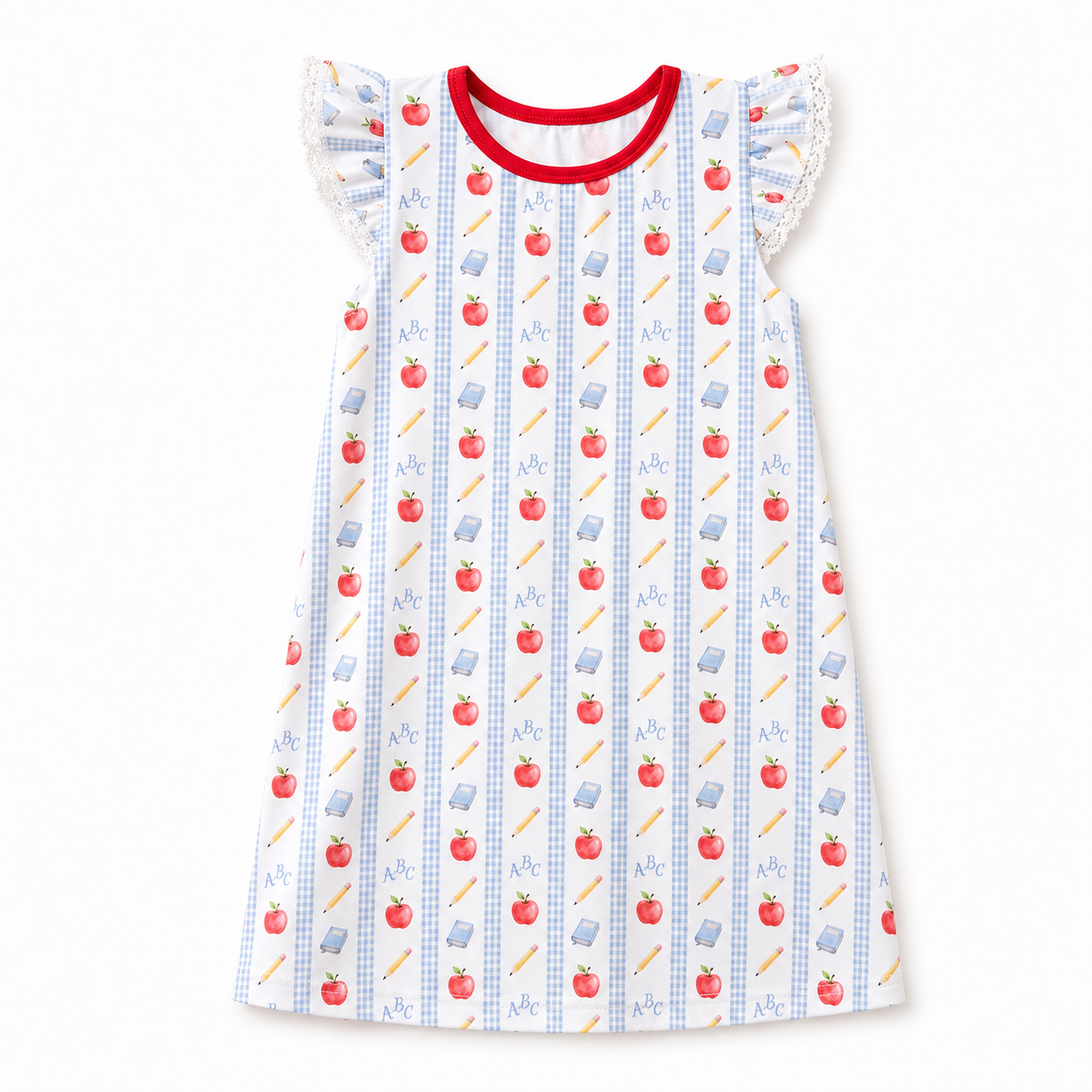 A+ Apple Flutter Dress