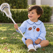 Sports Lovers Gingham Bubble