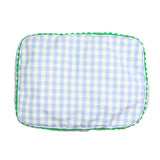 Myers Blue Gingham Catch-all Zipper Pouch