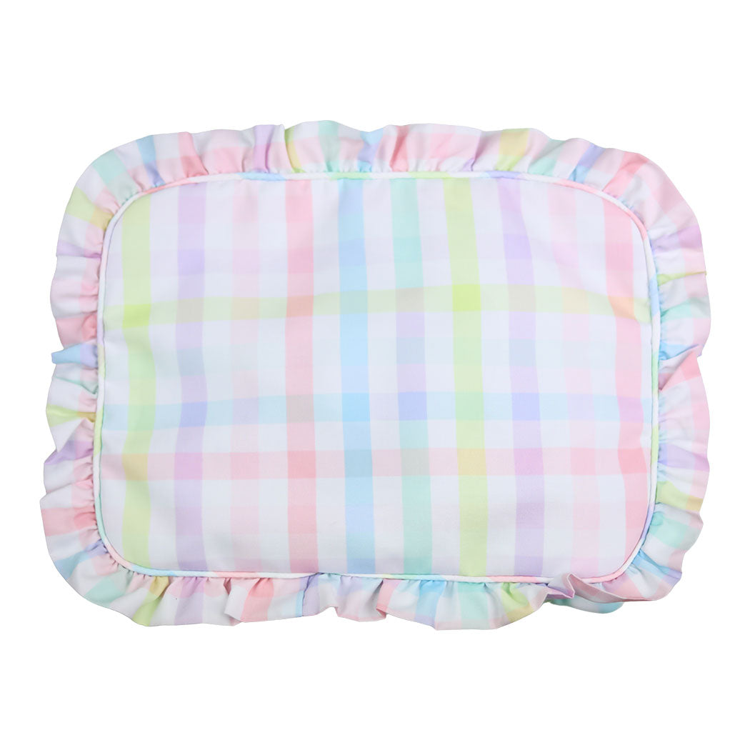 Rainbow Plaid Catch-all Zipper Pouch