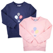 Navy Birthday Balloon Sweatshirt