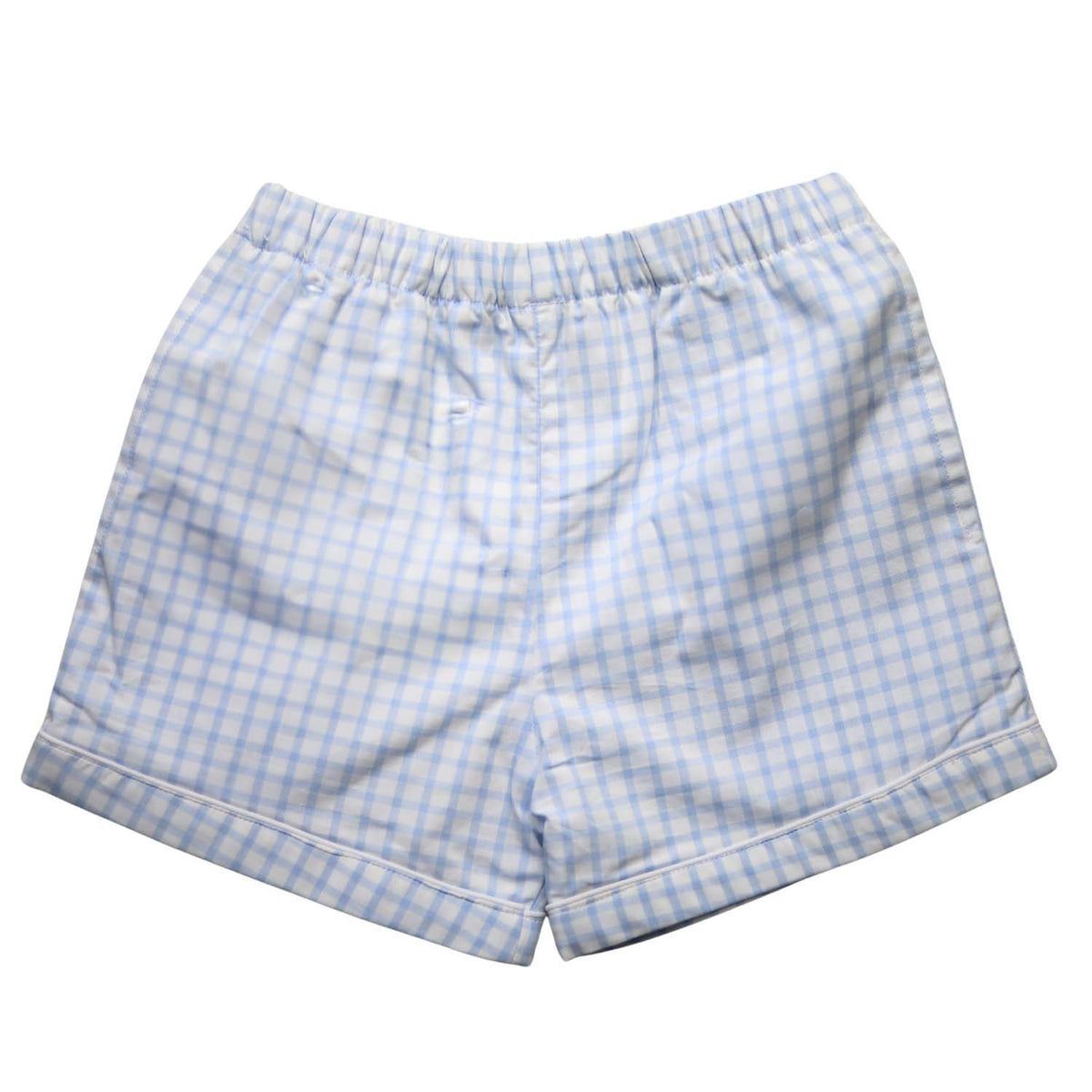 Boys Blue Windowpane Shorts