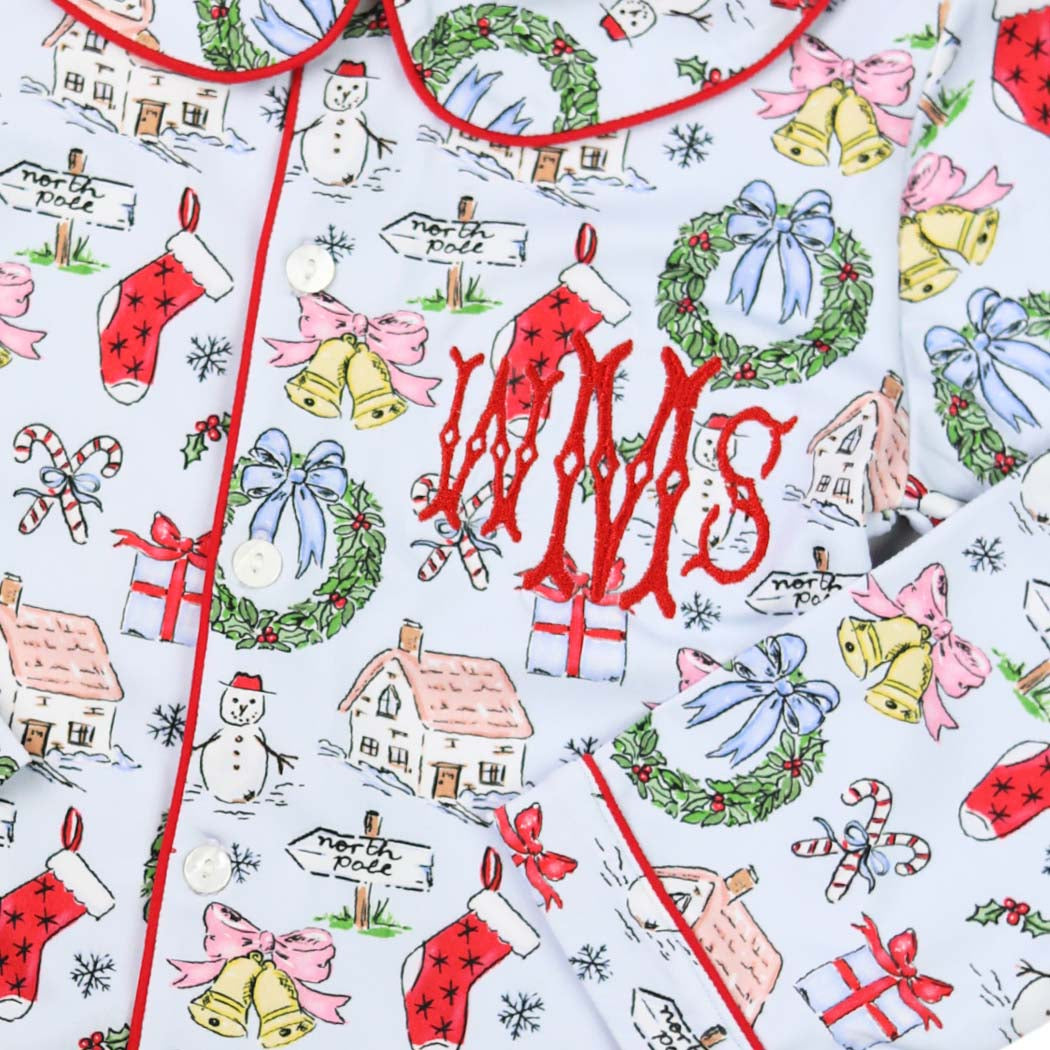 Unisex Christmas Village Loungewear