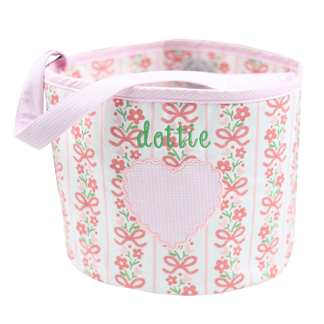 Floral & Bow Bucket