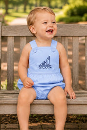 Emerson Playsuit Bubble in Light Blue