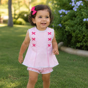 Pink Bows Swing Set