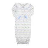 Dog Print Baby Gown