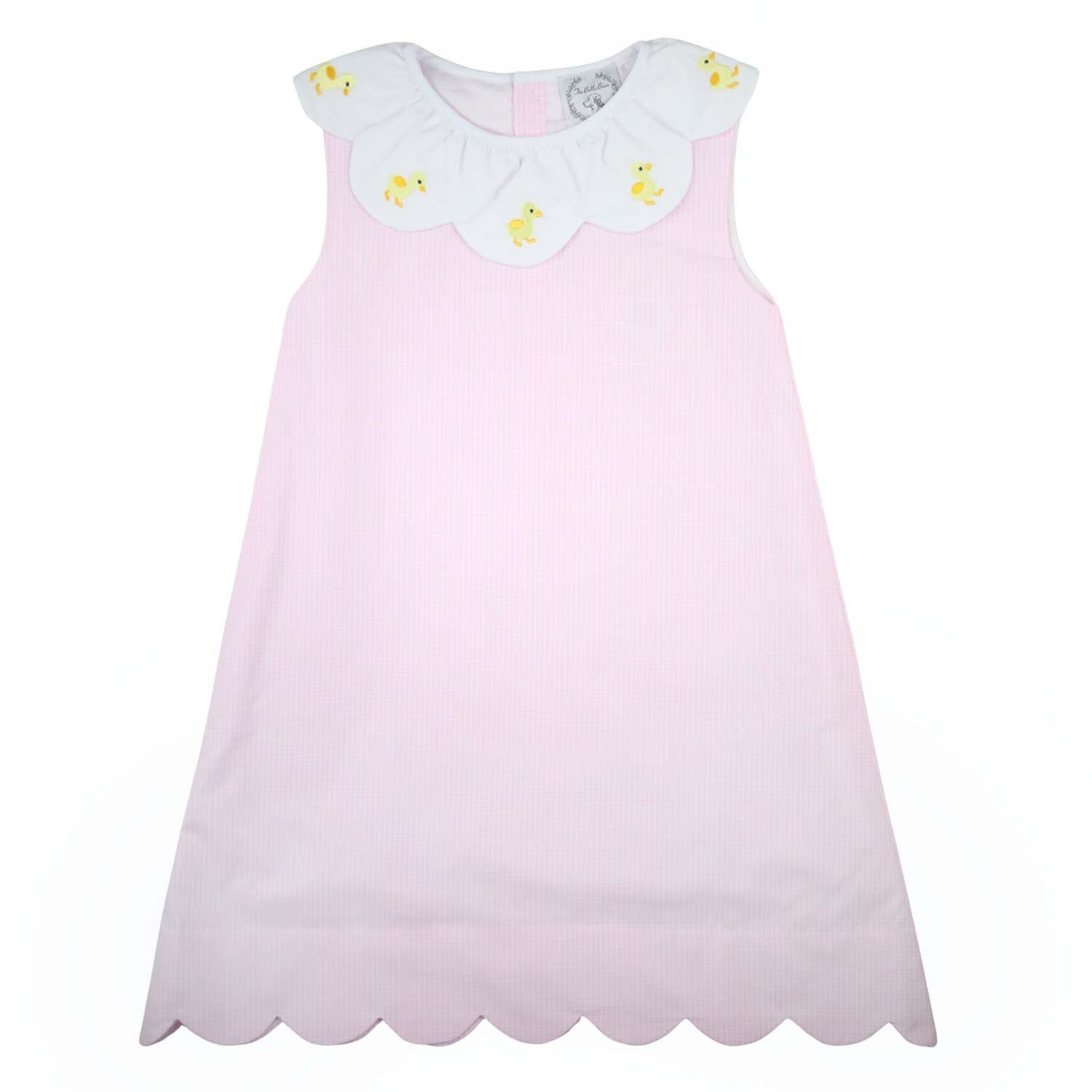 Easter Pink Gingham Duckling Dress