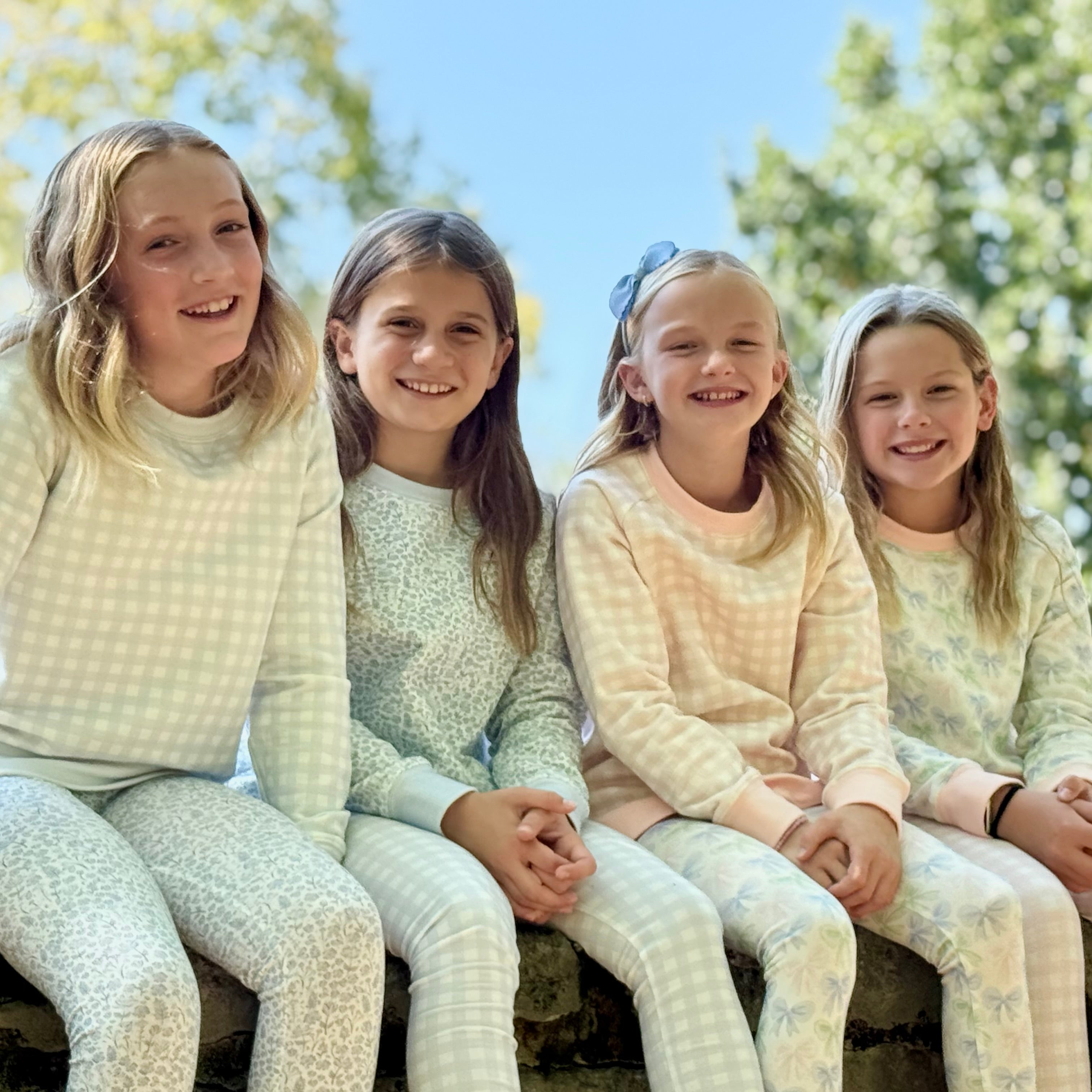 Baby Pink Gingham Sweatshirt