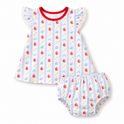 A+ Apple Ruffle Swing Set