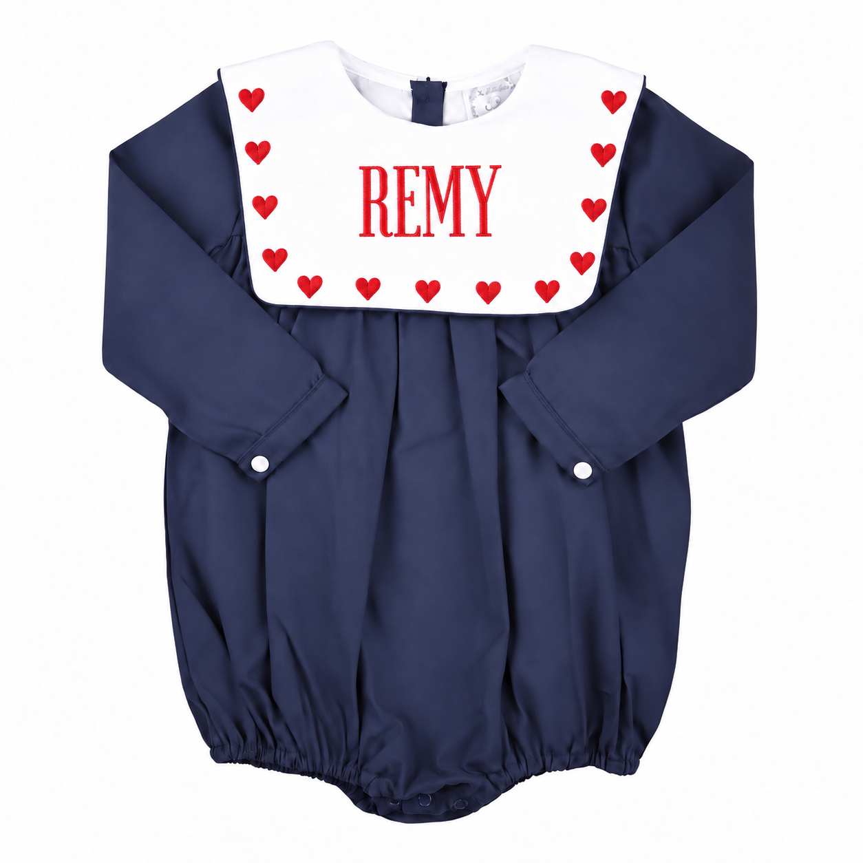 Navy Heart Bubble