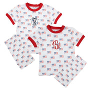 Unisex Patriotic Flag Loungewear Set