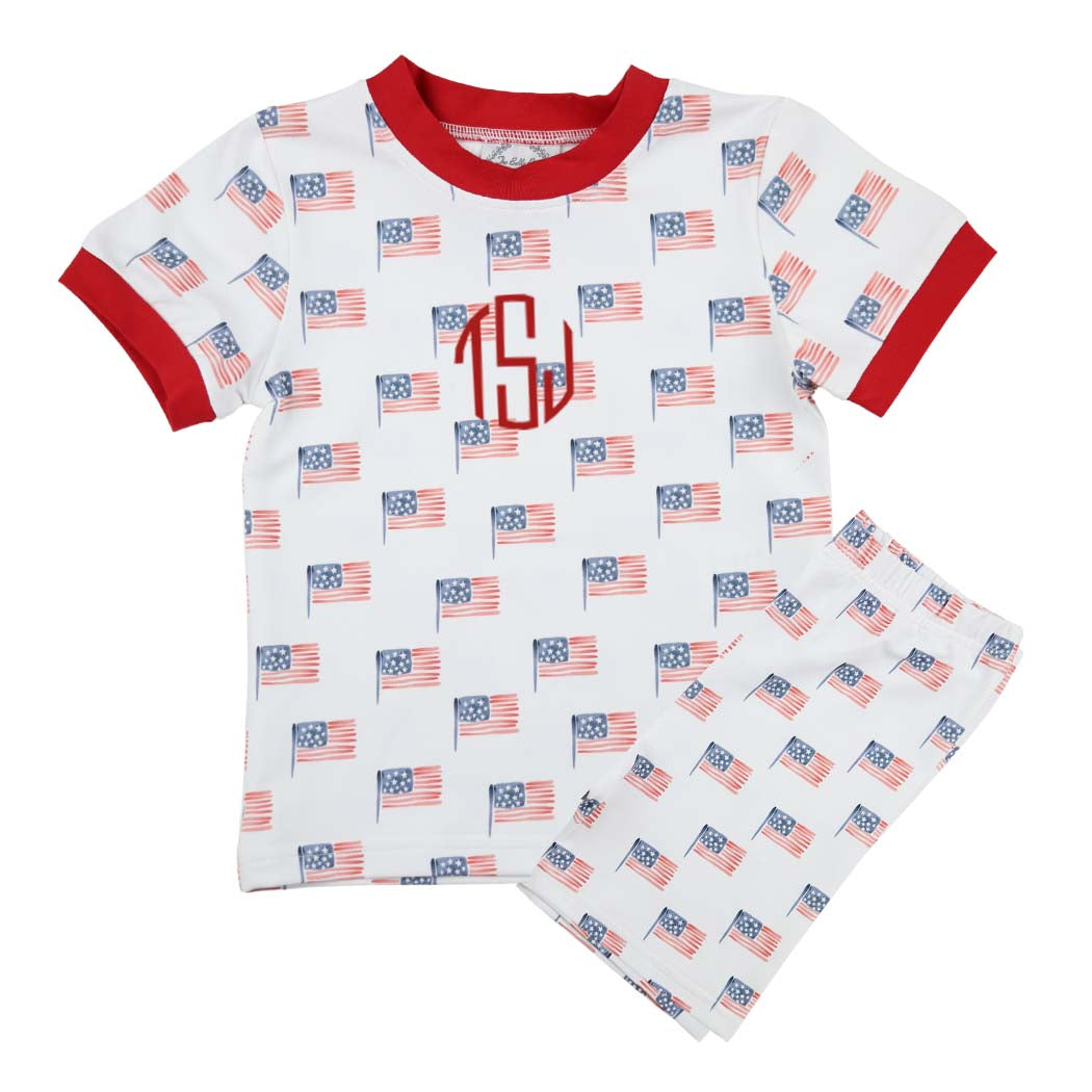 Unisex Patriotic Flag Loungewear Set