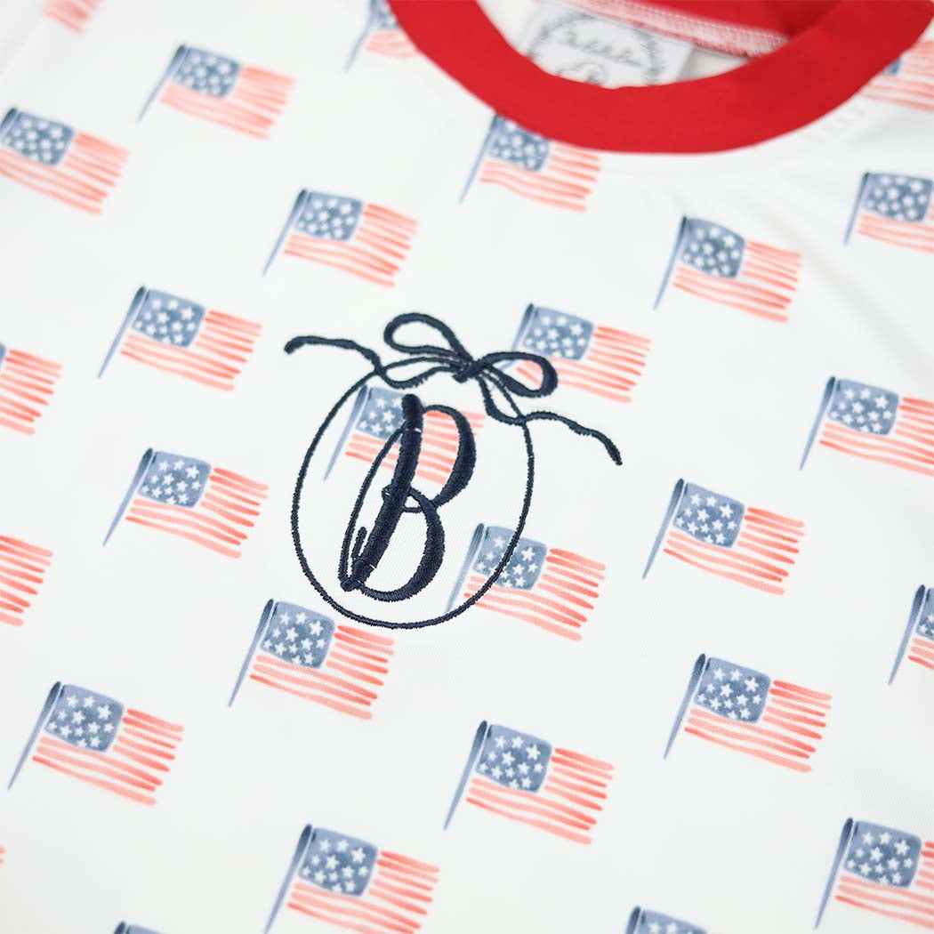Unisex Patriotic Flag Loungewear Set