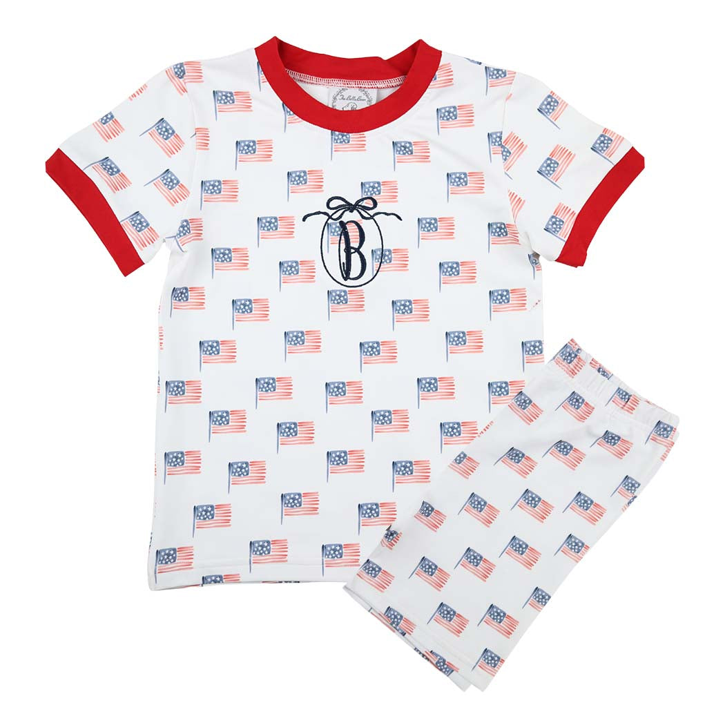 Unisex Patriotic Flag Loungewear Set