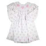 Floral Smocked Heart Dress