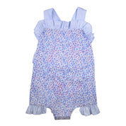 Patriotic Floral Sunsuit