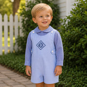 Charles Light Blue Oxford Shortall
