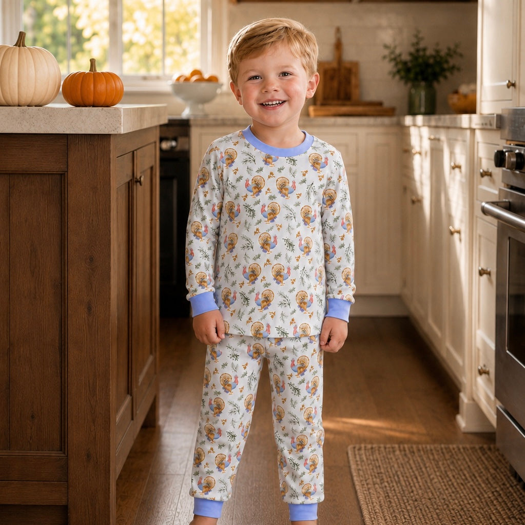 Thanksgiving Turkey Print Loungewear