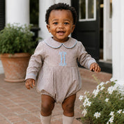 Autumn Brown Gingham Bubble