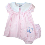 Pink Gingham Bloomer Set