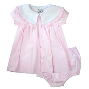Pink Gingham Bloomer Set