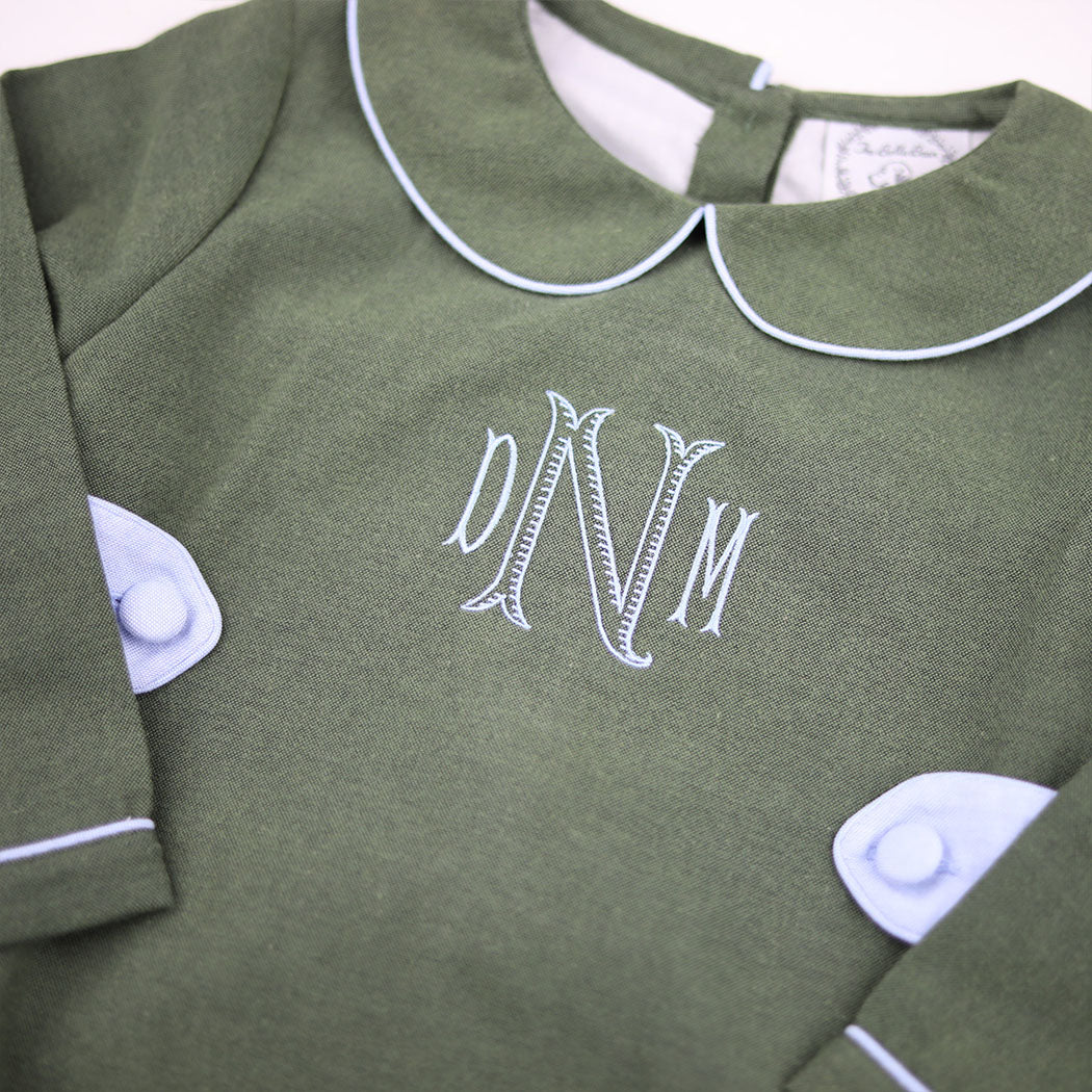 Olive Green Oxford Bubble