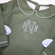 Olive Green Oxford Bubble