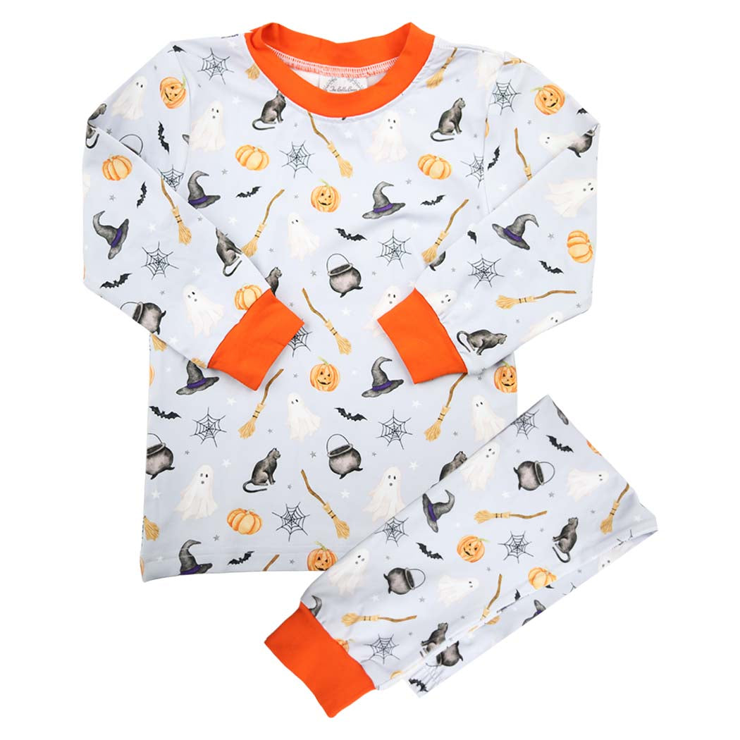 Blue Halloween Print Loungewear