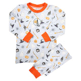 Blue Halloween Print Loungewear