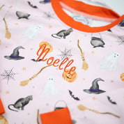 Pink Halloween Print Loungewear