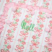 Floral & Bow Print Loungewear Set