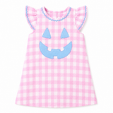 Pink Gingham Jack 'O Lantern Dress