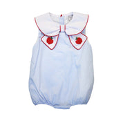 Vintage Apple French Knot Girls Bubble