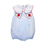 Vintage Apple French Knot Girls Bubble