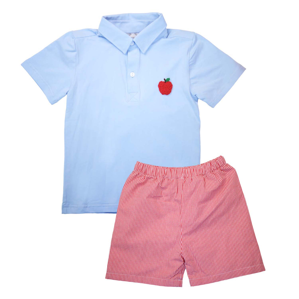 Vintage Apple Polo & Shorts Set