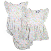 Spring Floral Ruffle Swing Set