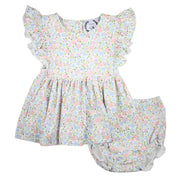 Spring Floral Ruffle Swing Set