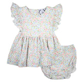 Spring Floral Ruffle Swing Set