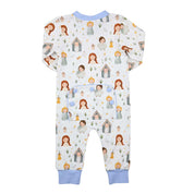 Unisex Nativity Zip Romper