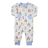 Unisex Nativity Zip Romper