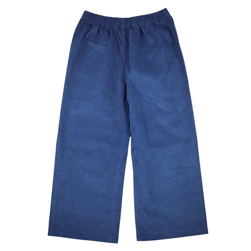 Navy Corduroy Pull On Pants