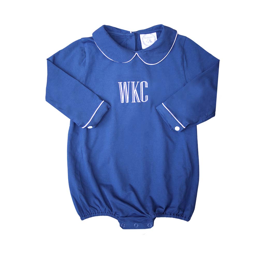 Navy Classic Long-Sleeve Bubble