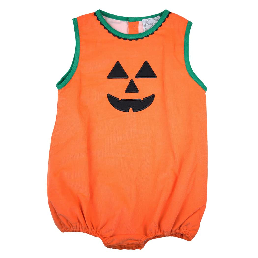 Orange Corduroy Jack-O-Lantern Bubble