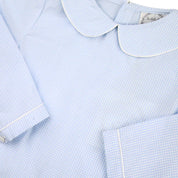 Blue Gingham Pant Set