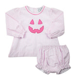 Pink Boo-Tastic Jack-O-Lantern Bloomer Set