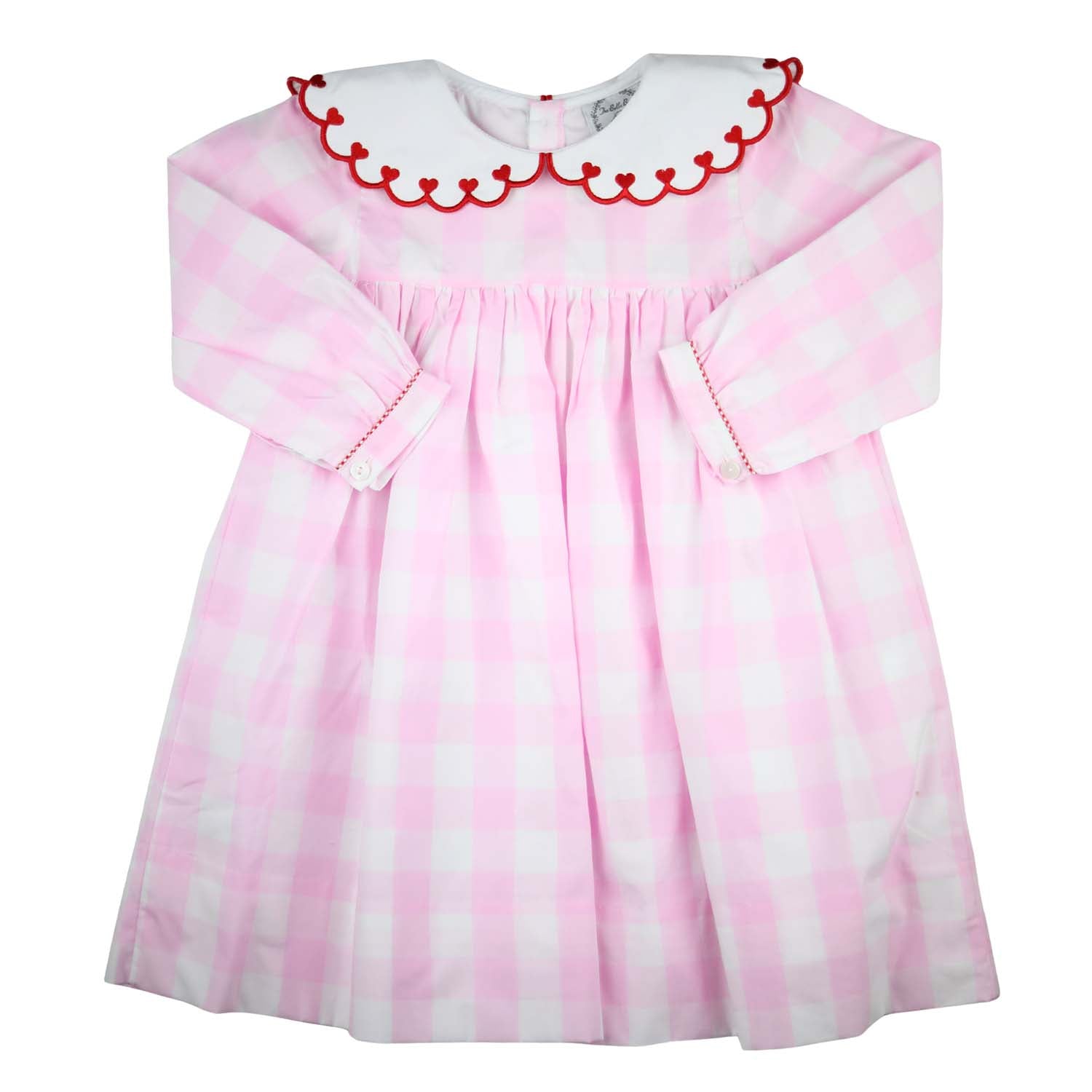 Pink Gingham Heart Dress